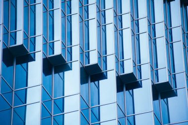 Mimari, Modern İnşaat Cam Cephesi İş Arkaplanı 'nı ayrıntılarıyla anlatıyor