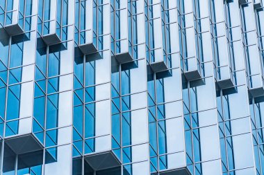 Mimari, Modern İnşaat Cam Cephesi İş Arkaplanı 'nı ayrıntılarıyla anlatıyor