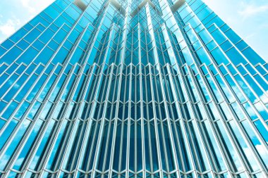 Mimari, Modern İnşaat Cam Cephesi İş Arkaplanı 'nı ayrıntılarıyla anlatıyor