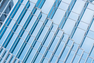 Mimari, Modern İnşaat Cam Cephesi İş Arkaplanı 'nı ayrıntılarıyla anlatıyor