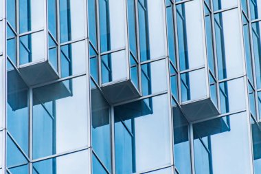 Mimari, Modern İnşaat Cam Cephesi İş Arkaplanı 'nı ayrıntılarıyla anlatıyor