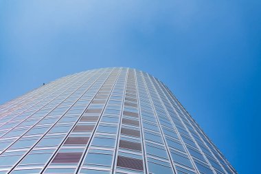 Mimari, Modern İnşaat Cam Cephesi İş Arkaplanı 'nı ayrıntılarıyla anlatıyor