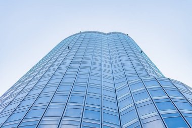 Mimari, Modern İnşaat Cam Cephesi İş Arkaplanı 'nı ayrıntılarıyla anlatıyor