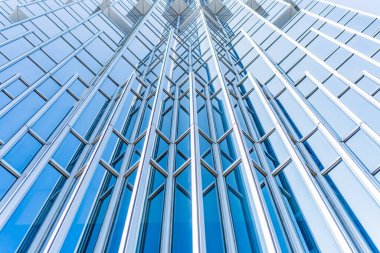 Mimari, Modern İnşaat Cam Cephesi İş Arkaplanı 'nı ayrıntılarıyla anlatıyor