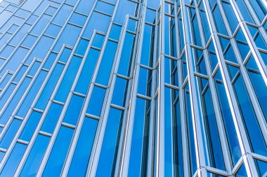 Mimari, Modern İnşaat Cam Cephesi İş Arkaplanı 'nı ayrıntılarıyla anlatıyor