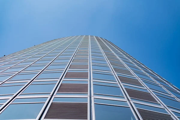 Podrobnosti Architektuře Modern Building Glass Facade Obchodní Zázemí — Stock fotografie