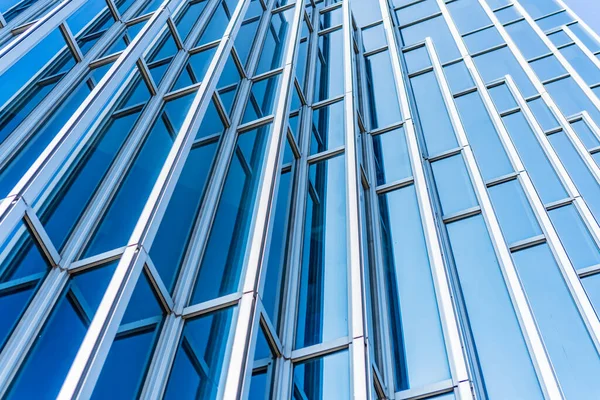 Деталі Архітектури Сучасне Будівництво Скляний Фасад Бізнес Фон — стокове фото