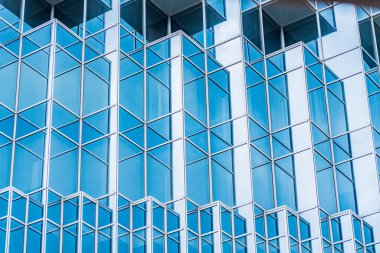 Mimari, Modern İnşaat Cam Cephesi İş Arkaplanı 'nı ayrıntılarıyla anlatıyor