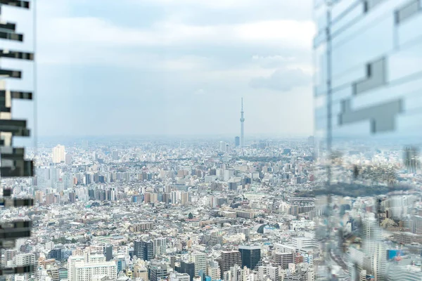 Tokyo Japan Mrt 2019 Bedrijfsconcept Azië Voor Vastgoed Bedrijfsbouw Panoramisch — Stockfoto