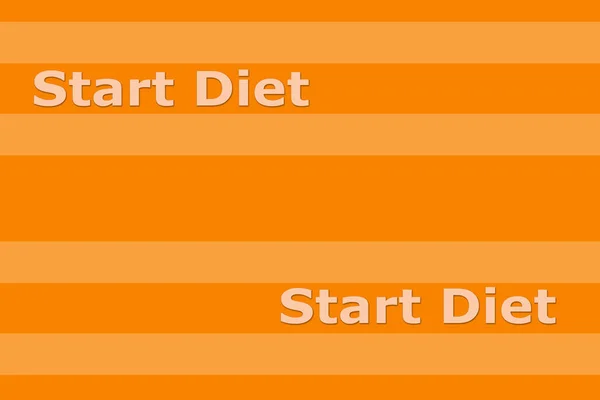 Text start a diet. Fitness, healthy eating and veganism. Healthy eating orange template.