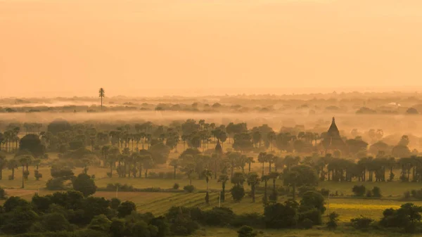 Vista Panorámica Del Antiguo Templo Old Bagan Myanmar —  Fotos de Stock