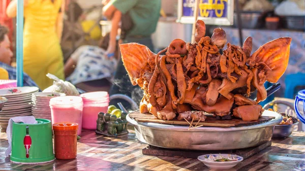 Myanmar Style Gekookt Varkensvlees Asian Foods — Stockfoto