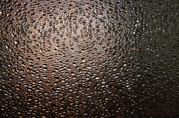 Hintergrund Wellglas Textur Braun Sprudelnd — Stockfoto