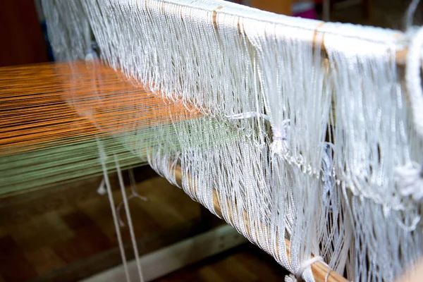 Traditional Rustic Loom Russia Ural — Stock Photo, Image