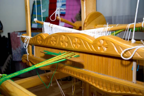 Geleneksel rustik tezgâhı. Rusya Ural