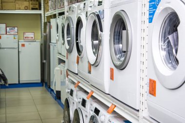 Çelyabinsk bölgesi, Rusya Federasyonu - Şubat 2019. Elektrikli ev eşyaları 