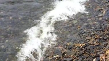 Deniz ya da büyük göl, yaz günü berrak suyla..