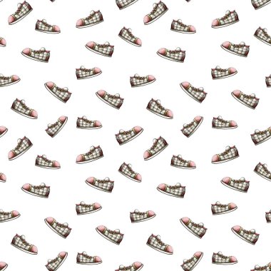 Ayakkabılarla grafik desen çiz