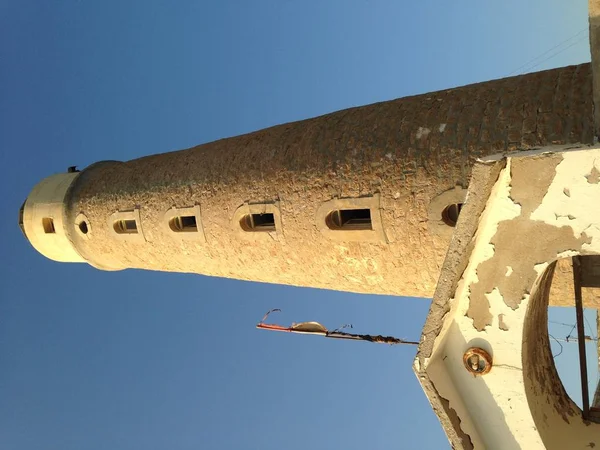 Blick Auf Das Leuchtturm Auf Big Brother Island Ägyptischen Roten — Stockfoto