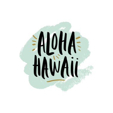 Şirin basit şık yaz kartpostal ve poster yazı