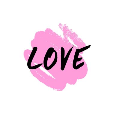 Aşk boho el yapımı kart. Sevgililer günü tebrik kartı, poster, afiş, t-shirt, diğer giyim ve daha fazlası. İzole vektör Eps.