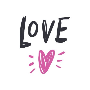 Vektör, küçük resim, elle çizilmiş. Yazı tipi, boho el yapımı kart yazı seviyorum. Sevgililer günü tebrik kartı, poster, afiş, t-shirt, diğer giyim ve daha fazlası. İzole