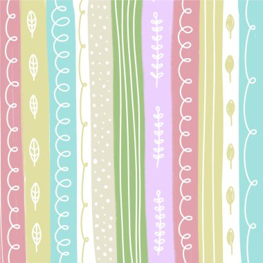 Vektör ve jpg resim, küçük resim. Bebek şık illüstrasyon, çizgili, benzersiz çocuk odası duvar kağıdı yazdırma kartpostallar, posterler ve daha fazlası için.