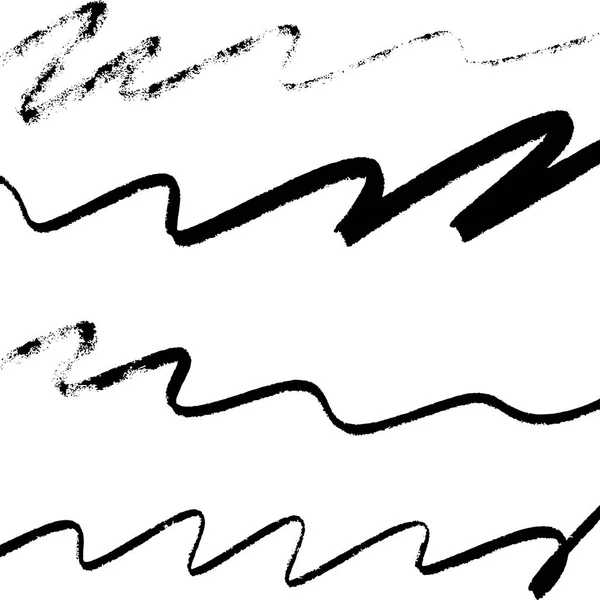 Hand Drawn Scribble Sketch Lines Object Isolated White Background Vector — Stock Vector