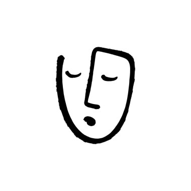 Hat sanatı yüz portre. Baskı için giyim, Tekstil ve diğer