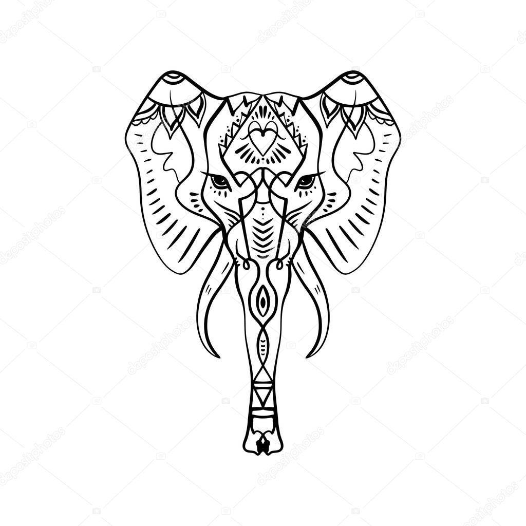 Free Free 305 Tribal Elephant Svg SVG PNG EPS DXF File