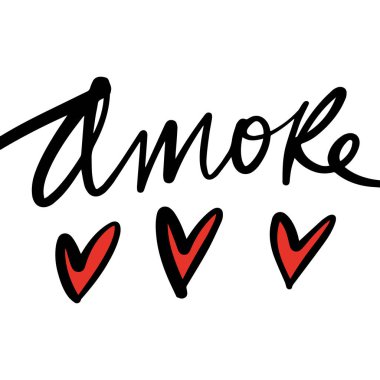 Valentine's Day yazı metin şık kartpostal, el ilanı, afiş. Kalp şeklinde. Şirin şirin illüstrasyon