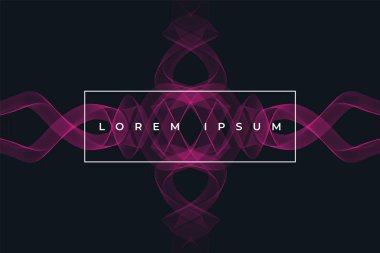 Sıvı Dinamik sıvı hatları ile arka plan fütüristik. Vektör Eps çizim