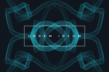 Sıvı Dinamik sıvı hatları ile arka plan fütüristik. Vektör Eps çizim