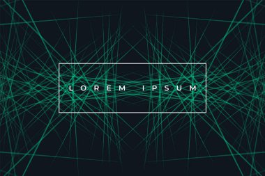 Soyut fütüristik Infographic vektör arka plan. Internet, web sanat. Bilgisayar, derin yapay zeka öğrenme kuantum. EPS