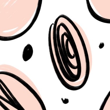 Yaratıcı arka plan karalamak. Evrensel desen. Benzersiz şık modern fırça boyama, ışık renkleri soyut poster, oda dekorasyon. Vektör çizim, clipart