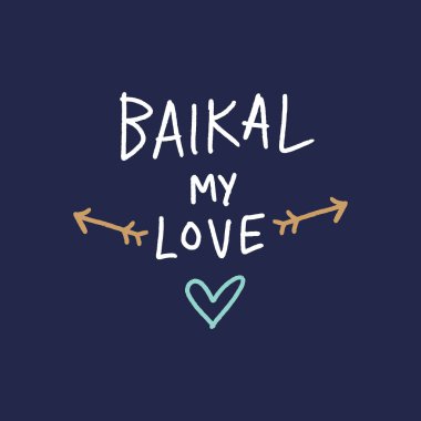 Çizilmiş şık doodle Deniz baykal kartpostal el, illüstrasyon vektör