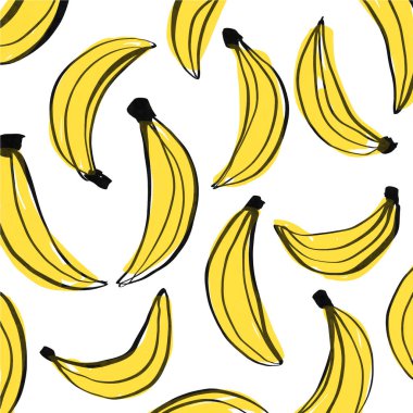 Meyve tropikal desen. El stilize temting çağdaş sanat çekilmiş. Boho hipster çizim