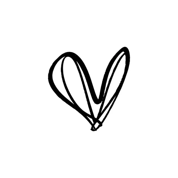 Favoritos Como Icono Corazón Mínimo Aislado Icono Vector Línea Corazón — Archivo Imágenes Vectoriales