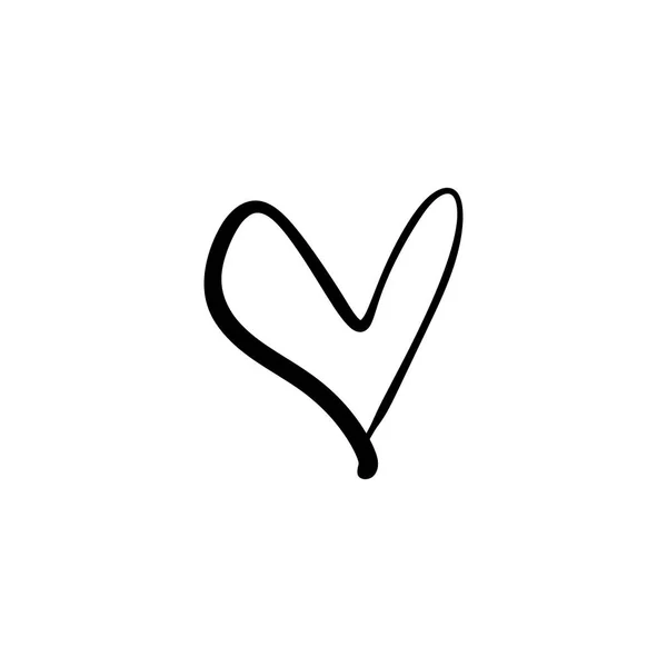Favoriten wie isolierte minimale Herz-Ikone. Herzlinienvektorsymbol für Webseiten und mobile Geschichten. gut für Logos — Stockvektor