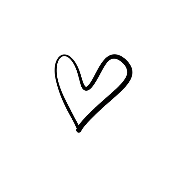 Favoriten wie isolierte minimale Herz-Ikone. Herzlinienvektorsymbol für Webseiten und mobile Geschichten. gut für Logos — Stockvektor