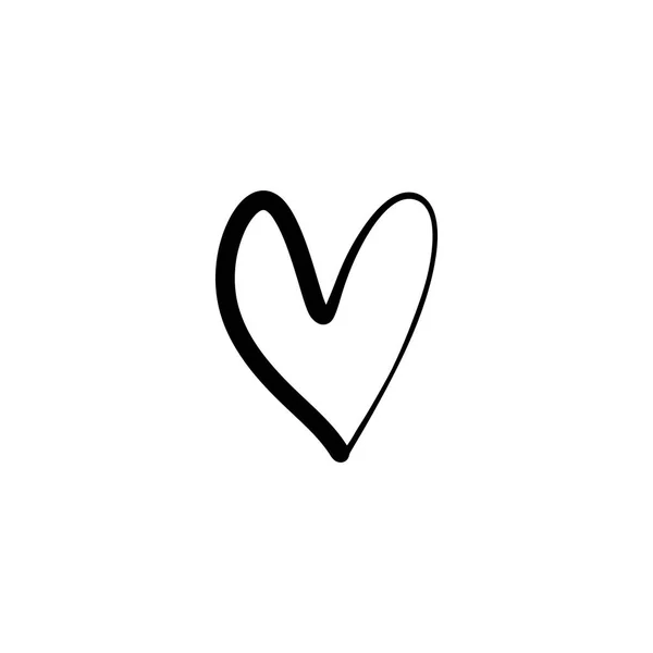 Favorite like isolated minimal heart icon. Heart line vector icon for websites and mobile stories. Good for logos — Stock Vector