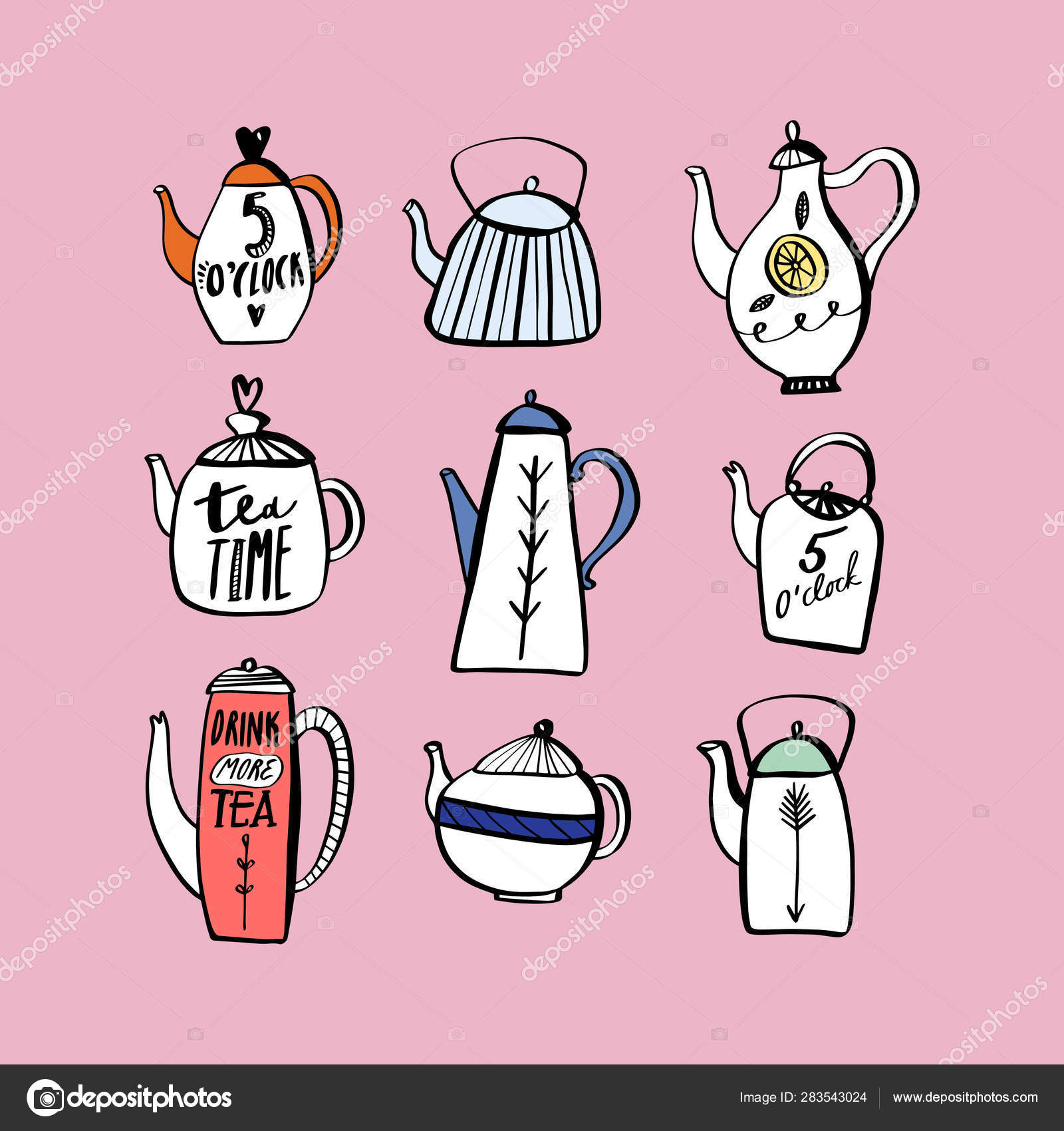 Prints Download your file and print Hand Painted Kitchen Kettle Home