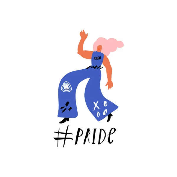 Illustration vectorielle du concept LGBT Gay Pride. Clipart EPS . — Image vectorielle