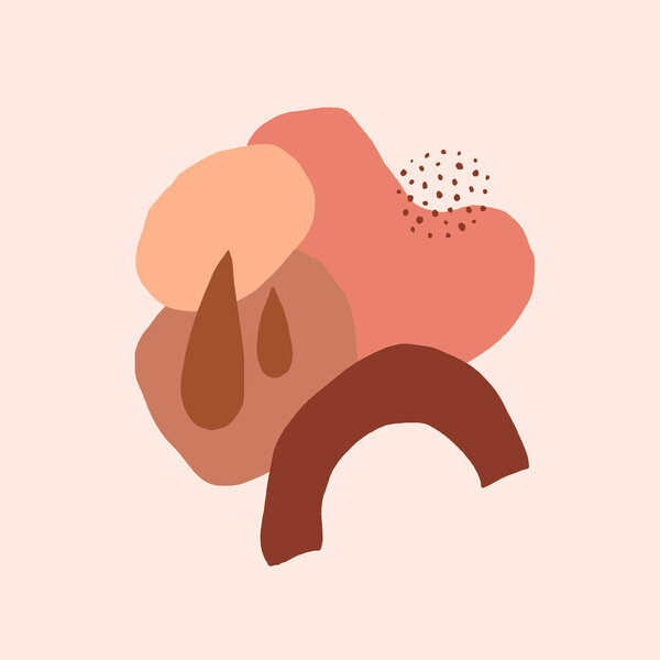 Теракотовая печать Реферат Современная цифровая живопись Мода Скандинавский стиль Цветовая абстракция Плакат Современная печать Горит оранжевый вектор Иллюстрация
