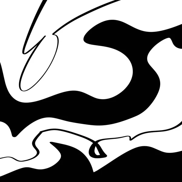Μαύρες γραμμές ομαλή αφηρημένο απλό κύμα νερού σχήμα μαύρο και άσπρο επίστρωση μινιμαλιστικό στοιχείο αφίσα γκραντζ σκίτσο επίπεδη απεικόνιση — Διανυσματικό Αρχείο