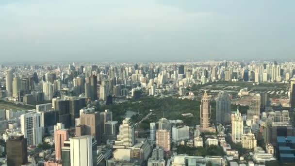 Bangkok Tailandia Abril 2019 Vista Edificio Alto Bangkok Desde Piso — Vídeo de stock