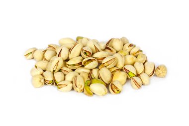 Beyaz arka plan üzerinde izole fıstık fındık