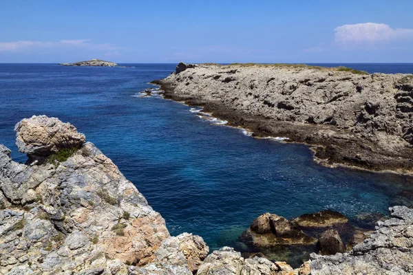 Costa Kape Apostolos Mirando Hacia Las Islas Kleides Extremo Más — Foto de Stock