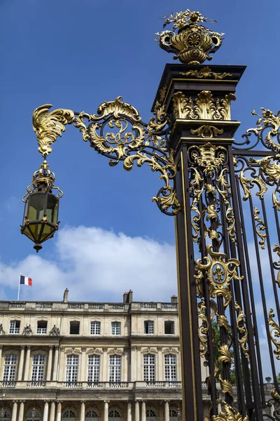 Porte Ornate Del Palais Government Nella Città Nancy Nella Regione — Foto Stock