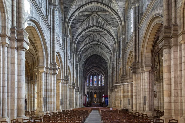 Bergerac Frankreich Innenausstattung Der Kirche Notre Dame Der Stadt Bergerac — Stockfoto